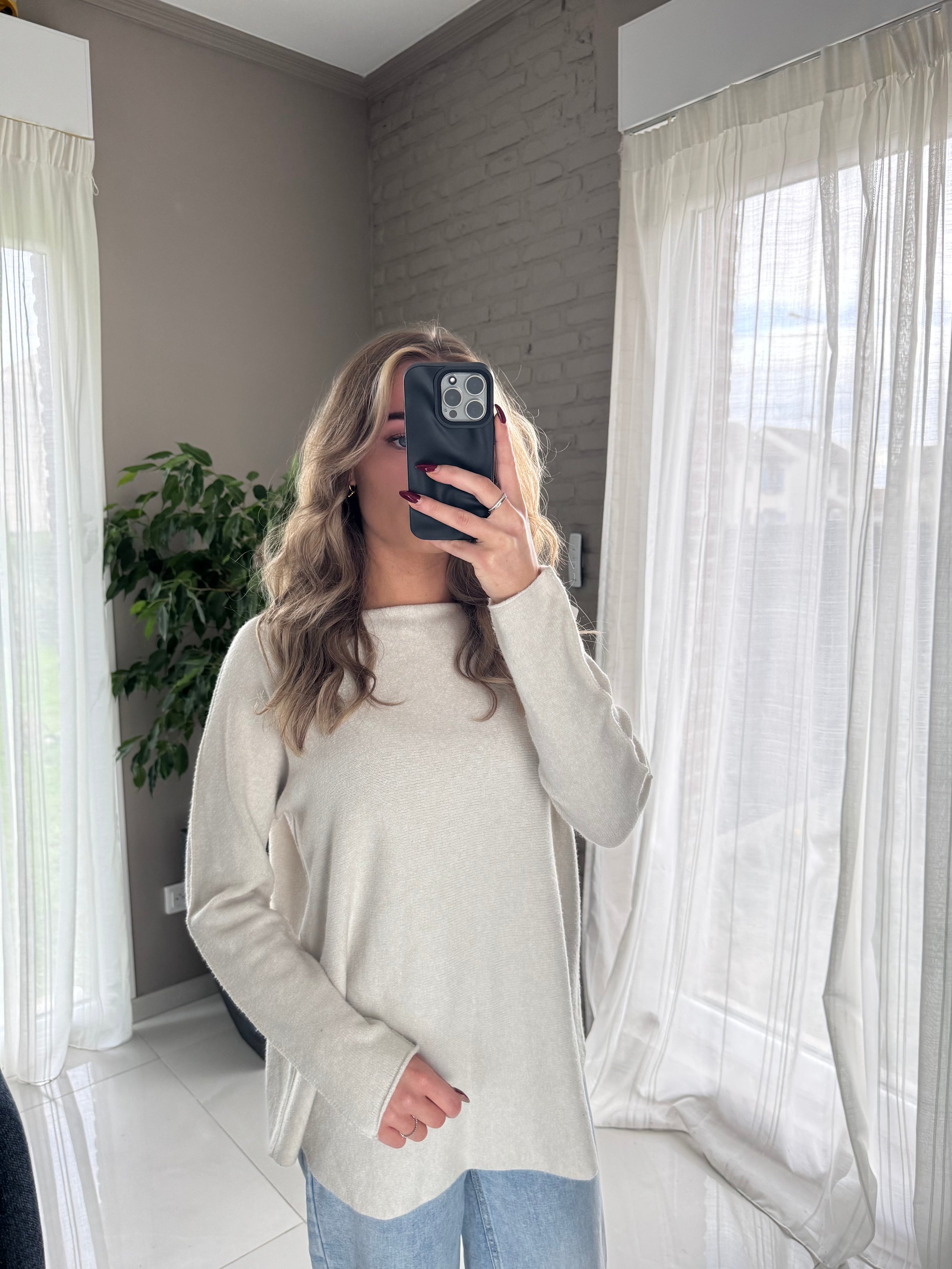 Pull blanc