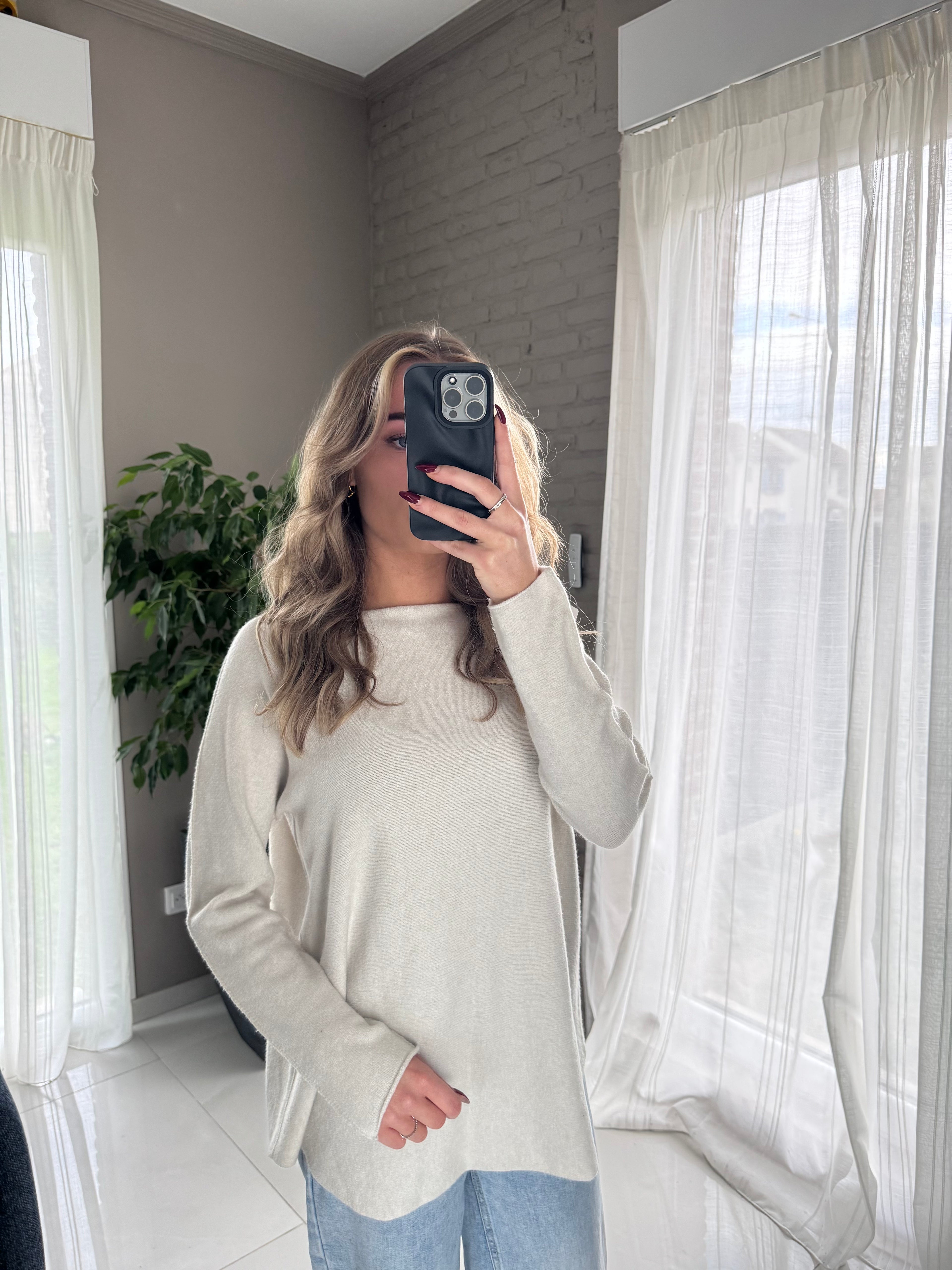 Pull blanc