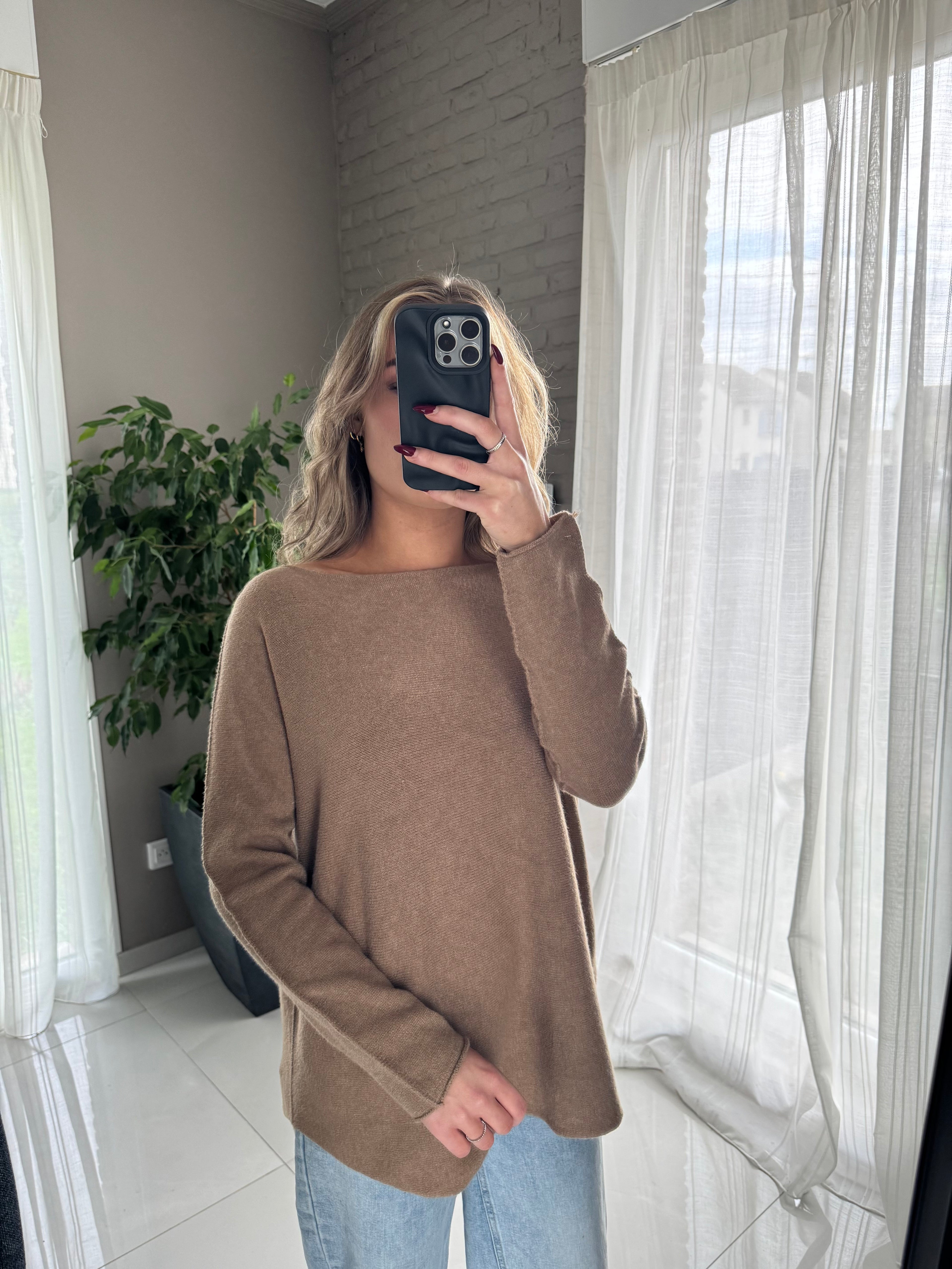 Pull taupe